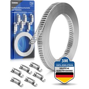 Produktbild für Schlauchschelle GARSIDURO SGS-W4-ENDLOS-3M, Klasse W4, Set