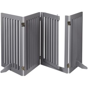 Kaminschutzgitter Relaxdays faltbar, mit Tür