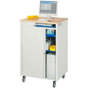 Produktbild für Computerschrank Rau adlatus Modell 2050, lichtgrau