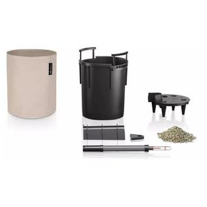 Produktbild für Übertopf Lechuza TRENDCOVER 23, cremeweiß, Ø 23 x 27 cm