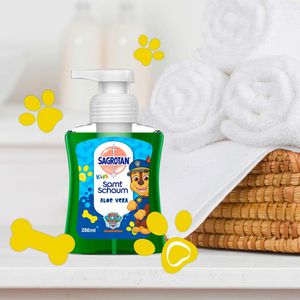 Produktbild für Seife Sagrotan Kids Samt-Schaum Aloe Vera