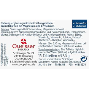 Produktbild für Magnesium Doppelherz aktiv, 15 Brausetabletten