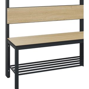 Produktbild für Umkleidebank CP-Möbel 8060-110, Sitzfläche Holz, 100 cm