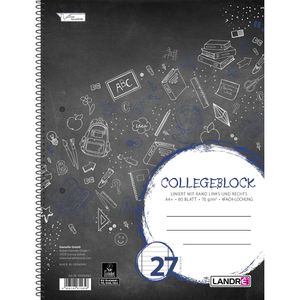 Produktbild für Collegeblock Landre 100050063 College, A4