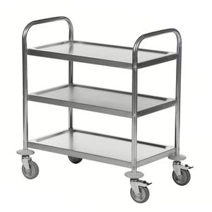 Produktbild für Servierwagen Kongamek KM60355, silber, aus Edelstahl