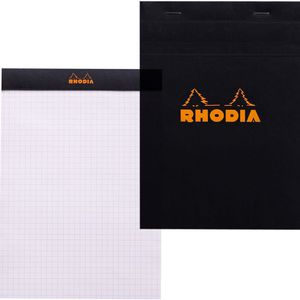 Notizblock Rhodia 162009C, schwarz, A5