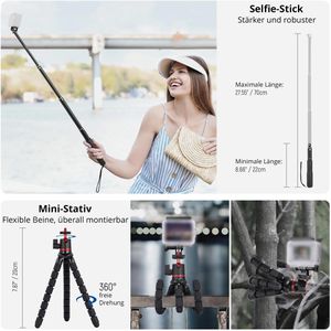 Produktbild für Action-Cam-Halterung Neewer 50 in 1 Zubehör Set GP-50