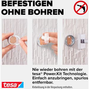 Produktbild für Toilettenpapierhalter Tesa Deluxxe, verchromt
