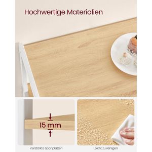 Produktbild für Küchenregal Vasagle KKS096B02, hellwalnussbraun