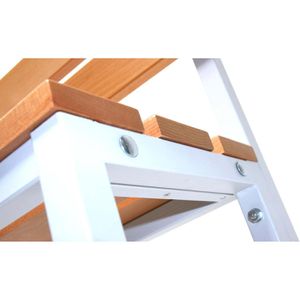 Produktbild für Umkleidebank SZ-Metall 57103, Sitzfläche Holz, 100 cm
