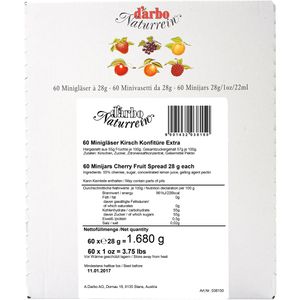 Produktbild für Marmelade Darbo Naturrein, Kirsch