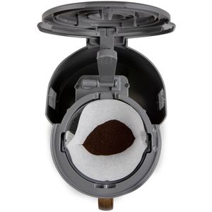 Produktbild für Kaffeemaschine Domo Wood You, DO754K, mit Glaskanne