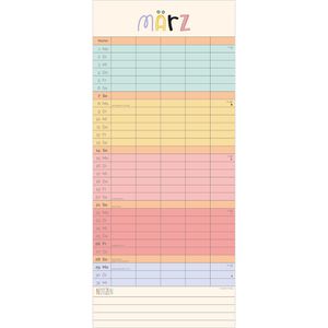 Produktbild für Familienplaner Alpha 113001, Unser buntes Jahr, 2027