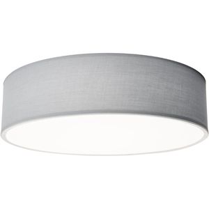 Deckenleuchte EinLicht Fabric, grau, E27-Fassung