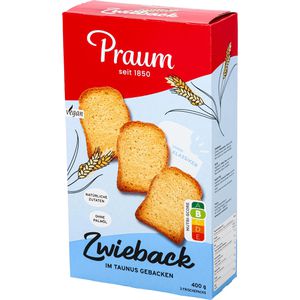 Zwieback Praum Klassisch, laktosefrei