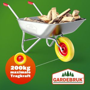 Produktbild für Schubkarrenrad Gardebruk 4.80/4.00-8, pannensicher Vollgummi