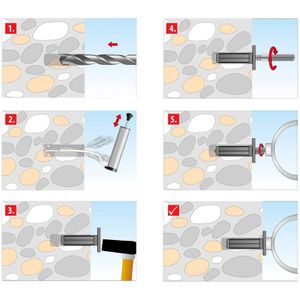 Produktbild für Dübel Tox 018100162, Schallschutzdübel Sonic KB