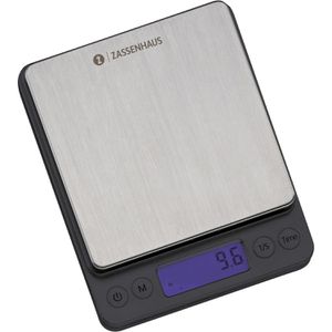 Produktbild für Küchenwaage Zassenhaus Barista, Tara-Funktion, Teilung 0,1 g
