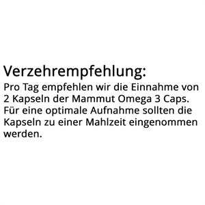 Produktbild für Omega-3 Mammut + Vitamin E, 90 Kapseln