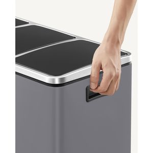 Produktbild für Mülleimer Songmics LTB054G01, mattgrau