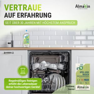 Produktbild für Klarspüler AlmaWin Öko, natürliche Inhaltsstoffe