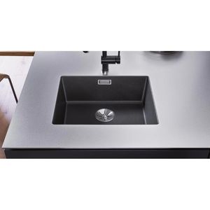 Produktbild für Spülbecken BLANCO SUBLINE 400-U, Einzelbecken, schwarz