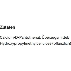 Produktbild für Vitamin-B natural-elements Pantothensäure, 240 Kapseln