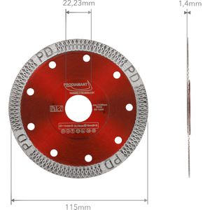 Produktbild für Trennscheibe Prodiamant F993