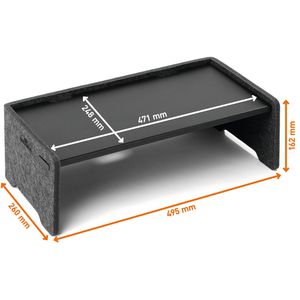 Produktbild für Monitorständer Durable Effect 508158, aus Metall / Filz