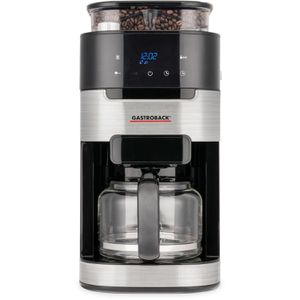 Kaffeemaschine Gastroback Grind & Brew Pro, mit Glaskanne