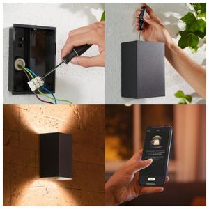 Produktbild für Wandleuchte Philips-Hue Resonate aus Aluminium, für außen IP44