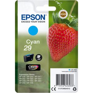 Produktbild für Tinte Epson 29 C13T298240 Erdbeere, cyan