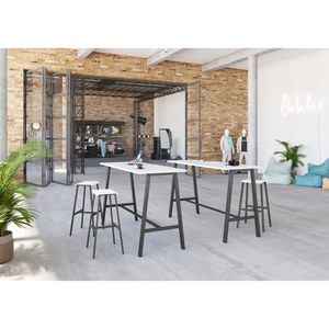 Produktbild für Stehtisch Hammerbacher MPA17, weiß