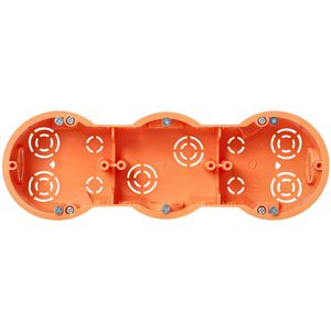 Produktbild für Hohlwanddose Orno OR-JB-13813, 215 x 73 mm, 3-fach