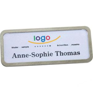 Namensschilder Böttcher-AG Office Metal 75 x 27 mm