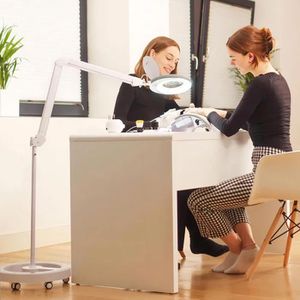 Produktbild für Lupenleuchte Lumeno 8515, LED, mit Rollstativ