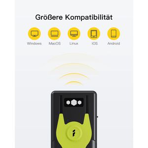 Produktbild für Barcode-Scanner Inateck BCST-42, kabellos