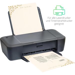Produktbild für Weihnachtsbriefpapier Rössler-Papier Ivory gold