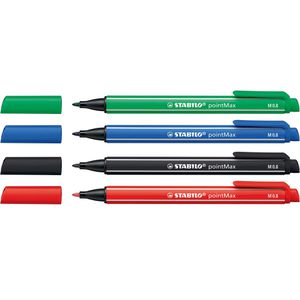 Produktbild für Filzstifte Stabilo pointMax, 488/4