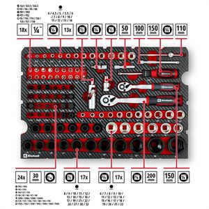 Produktbild für Werkzeugkoffer Einhell E-Case KFZ, 370515
