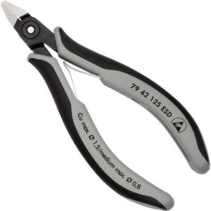 Produktbild für Seitenschneider Knipex 79 42 125 ESD, Präzisions-Elektronik