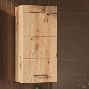 Produktbild für Bad-Hängeschrank Vicco Luna, eiche wotan