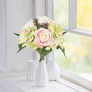 Produktbild für Kunstblume Creativ-green Rosen-Hortensienbouquet