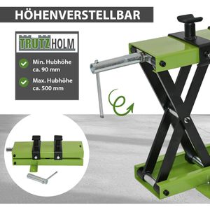 Produktbild für Scherenwagenheber Trutzholm Motorradheber, mit Kurbel