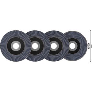 Produktbild für Fächerschleifscheibe Bosch X451, 2608626165, Set