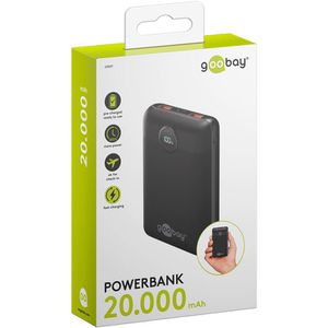 Produktbild für Powerbank Goobay 65869 Kompakt, 20000mAh