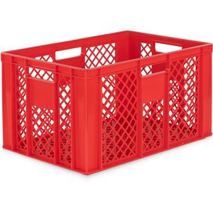 Produktbild für Eurobox Alpha-Paletten rot, 61 Liter, lebensmittelecht