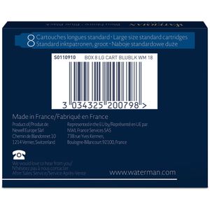 Produktbild für Füllerpatronen Waterman Standard, Mysterious Blue