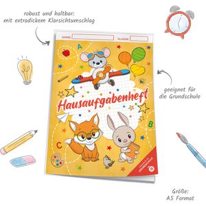 Produktbild für Hausaufgabenheft Trötsch Grundschule Tierfreunde, A5