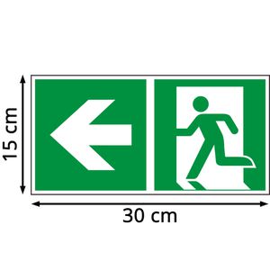 Produktbild für Hinweisschild Abtec ISO 7010 E001+E005 Folie